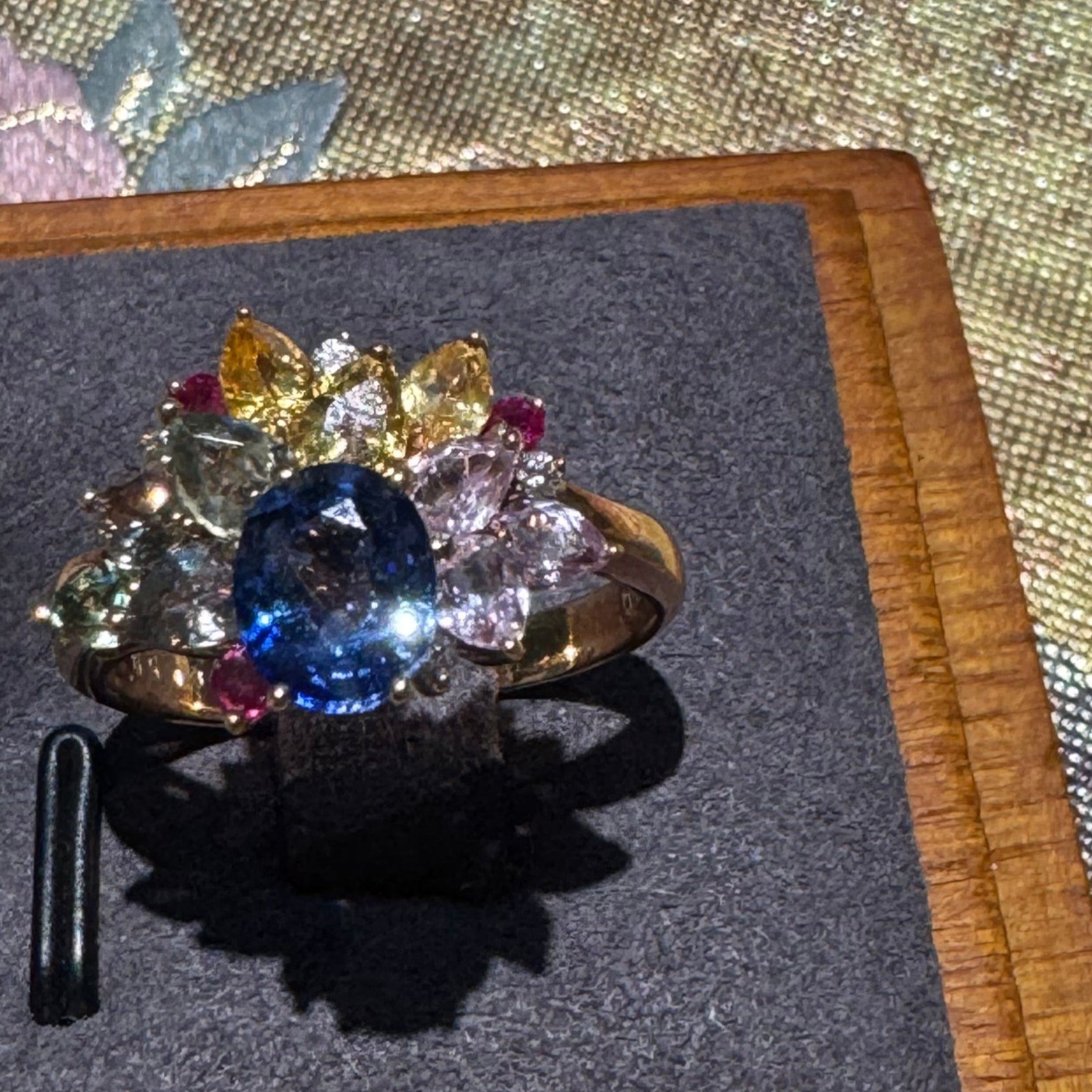 JY012 Natural Sapphire | VVS1/VVS2 | Natural Colored Gemstones VVS1/VVS2 | 18K Gold | Excellent Cut | Customizable | Exquisite Gift | Wedding | Anniversary Customization